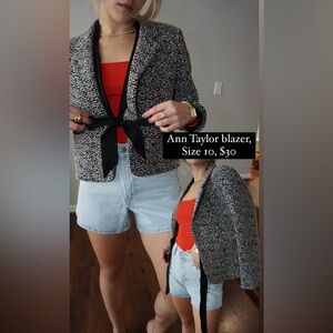 Ann Taylor cropped Blazer